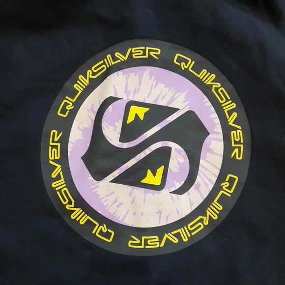 Quiksilver Golden Records Full Zip Jacket Surf Hoodie Sweatshirt - Youth Large - Picture 9 of 11